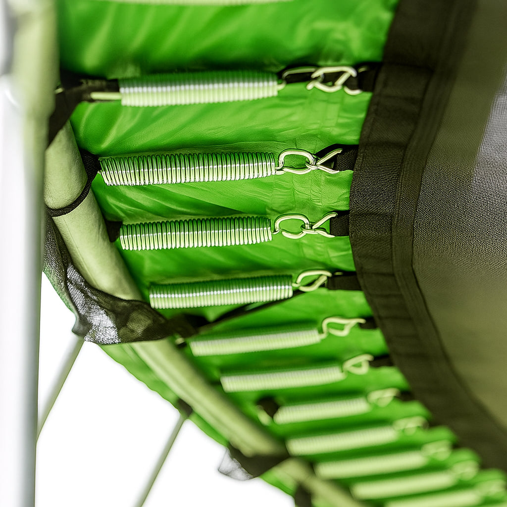 POHJOLAPULSE SPORTS Trampoliini Premium Ø 360cm Turvaverkolla, Vihreä