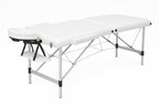 POHJOLAN URHEILUTARVIKE Taitettava Hierontapöytä Premium Alu 2V, 195x70cm, Valkoinen