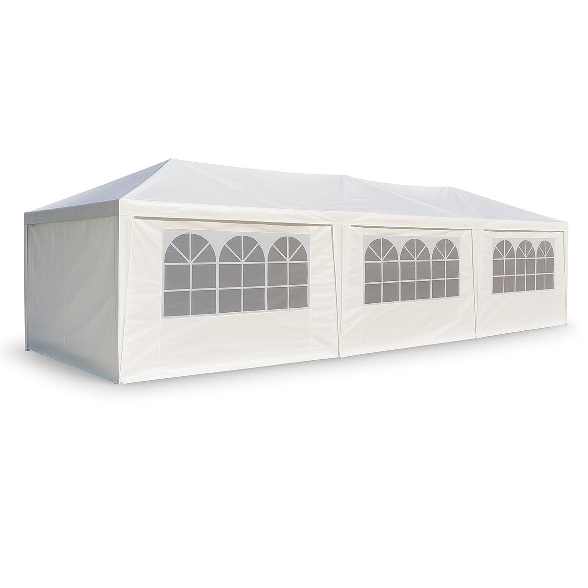 POHJOLA GARDEN Juhlateltta / Paviljonki irrotettavilla sivuilla 3x9m PE, Valkoinen