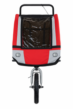 Polkupyörän peräkärry 1–2 lapselle – 2-in-1, 40 kg, 5-pistevaljaat