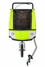 Pohjola Motors  Polkupyörän peräkärry 2-in-1 PACE Vihreä, 2 lapselle, Max. 40 kg