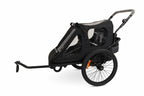 Pohjola Motors Polkupyörän Peräkärry SPEED 2-in-1 Musta, 1 - 2 lapselle