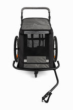 Pohjola Motors Polkupyörän Peräkärry SPEED 2-in-1 Musta, 1 - 2 lapselle