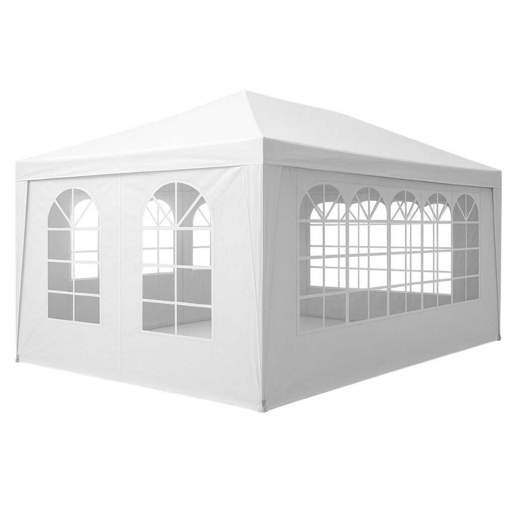 POHJOLA GARDEN Juhlateltta / Paviljonki irrotettavilla sivuilla 3x4m PE, Valkoinen