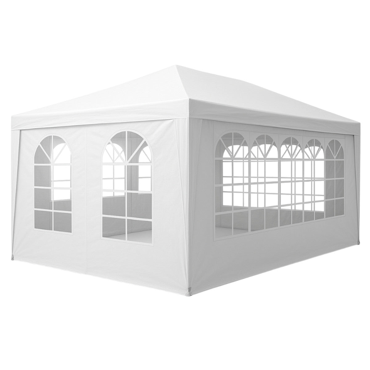 POHJOLA GARDEN Juhlateltta / Paviljonki irrotettavilla sivuilla 3x4m PE, Valkoinen