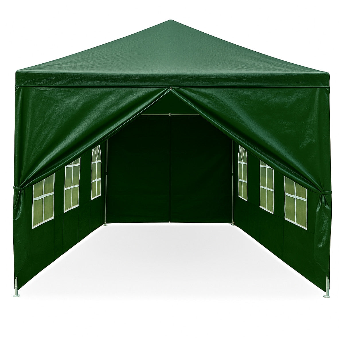 POHJOLA GARDEN Juhlateltta / Paviljonki irrotettavilla sivuilla 3x9m PE, Vihreä