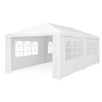 POHJOLA GARDEN Juhlateltta / Paviljonki irrotettavilla sivuilla 3x6m PE, Valkoinen