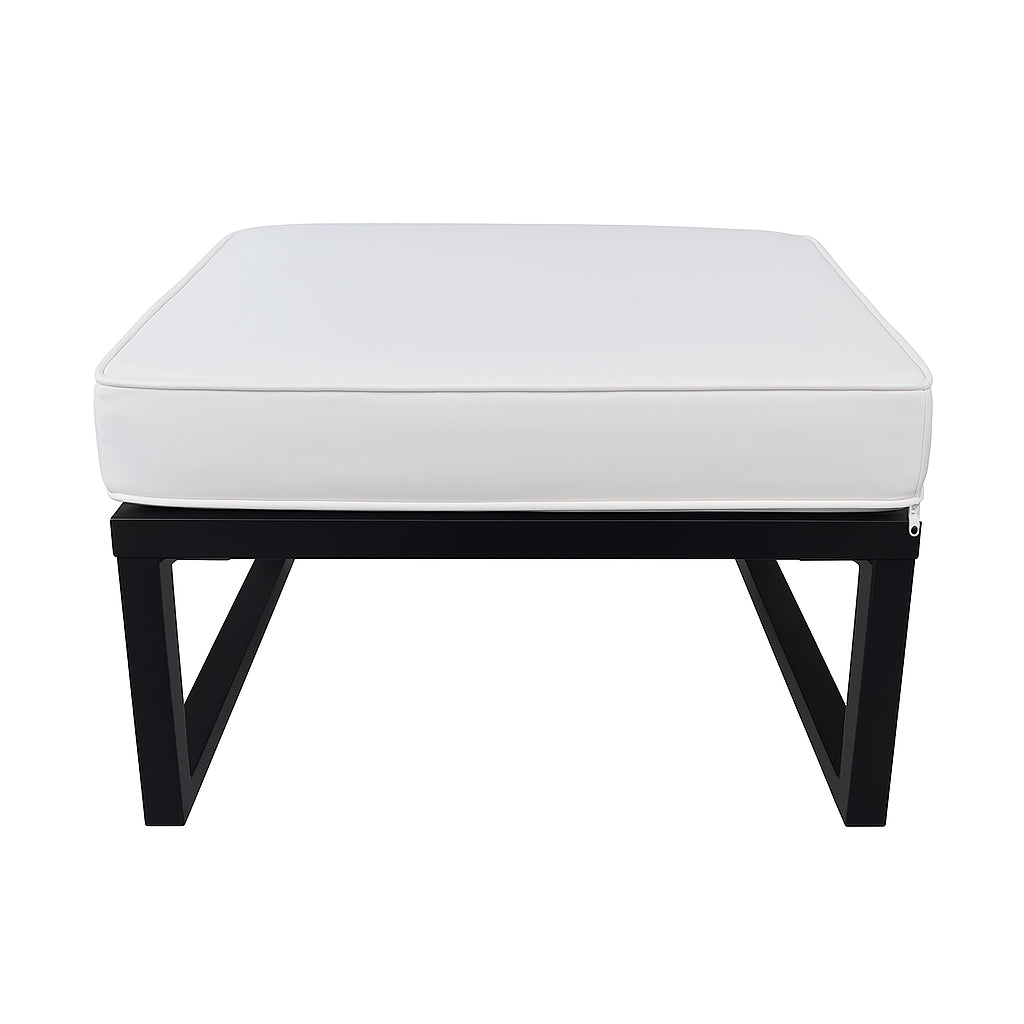 POHJOLA GARDEN Ulkosohvan Divaani ISLA 60 CM, Musta / Vaalea Beige