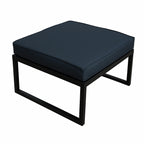 POHJOLA GARDEN Ulkosohvan Divaani ISLA 60 CM, Musta / harmaa