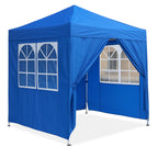 POHJOLA GARDEN POP-UP Juhlateltta Irrotettavilla Sivuseinillä, 2 x 2 m, Sininen