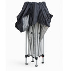 POHJOLA GARDEN POP-UP Juhlateltta Irrotettavilla Sivuseinillä, 2 x 2 m, Antrasiitti