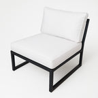 POHJOLA GARDEN Puutarhatuoli / moduulisohvan istuin ISLA 60 CM, Musta / Vaalea Beige