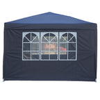 POHJOLA GARDEN POP-UP Juhlateltta Irrotettavilla Sivuseinillä, 3 x 3 m, Antrasiitti