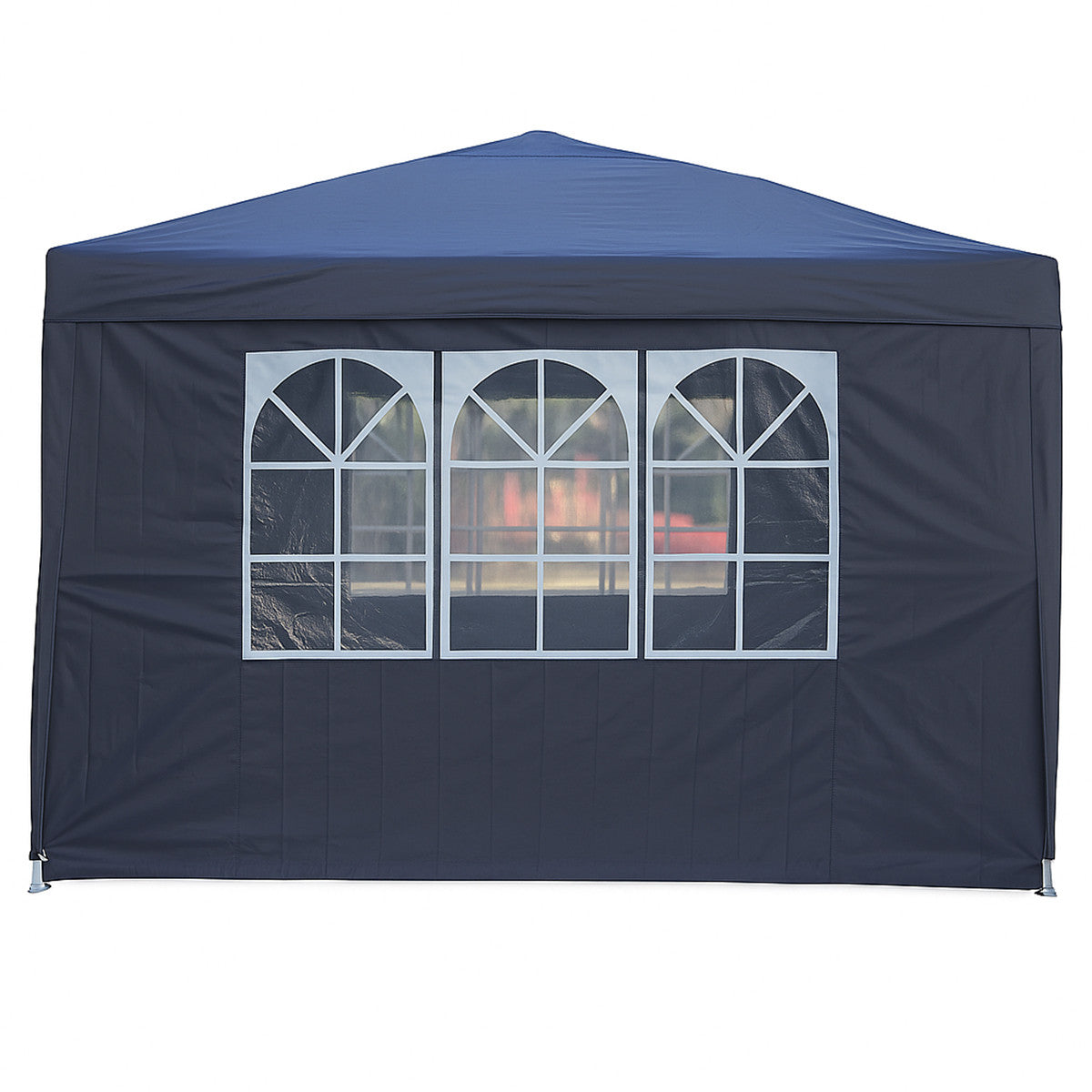 POHJOLA GARDEN POP-UP Juhlateltta Irrotettavilla Sivuseinillä, 3 x 3 m, Antrasiitti