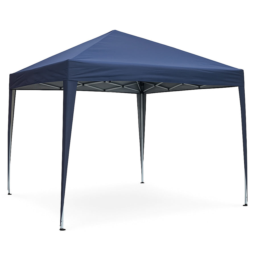 Pop-up festtält 3 x 3 m – avtagbara sidoväggar, 210D Oxford-tyg, antracit