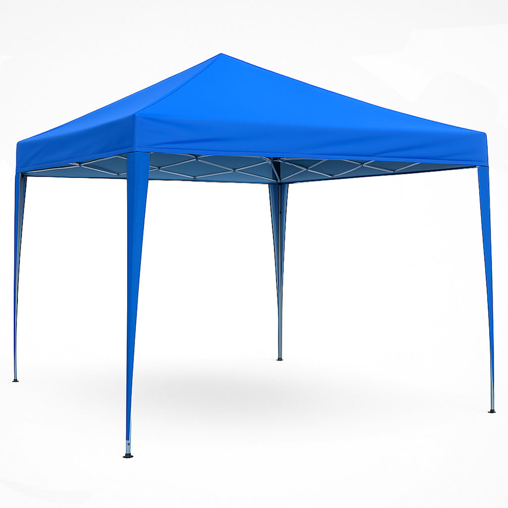 POHJOLA GARDEN POP-UP Juhlateltta Irrotettavilla Sivuseinillä, 3 x 3 m, Sininen