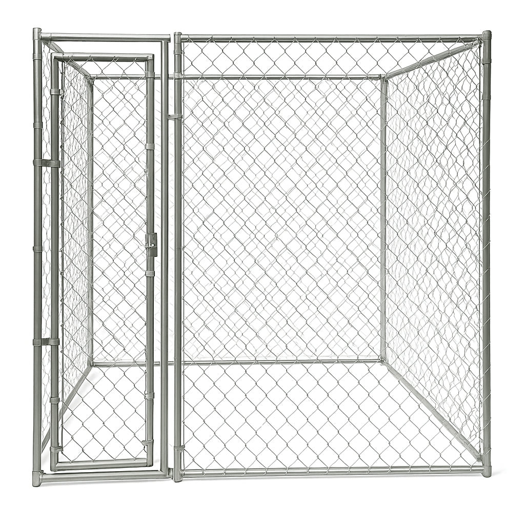 POHJOLAN LEMMIKKITARVIKE Koira-aitaus / Koiratarha 1,52 x 3,05 x 1,82m, Kestävää Galvanoitua Terästä