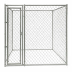 POHJOLAN LEMMIKKITARVIKE Koira-aitaus / Koiratarha 1,52 x 3,05 x 1,82m, Kestävää Galvanoitua Terästä