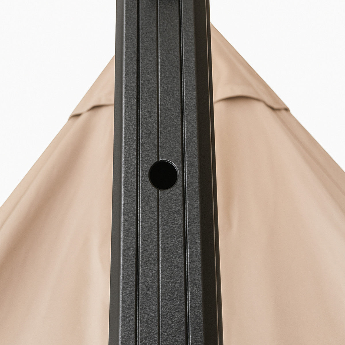 POHJOLA GARDEN PREMIUM Riippuva Aurinkovarjo 3m, beige, suljettava, säädettävä