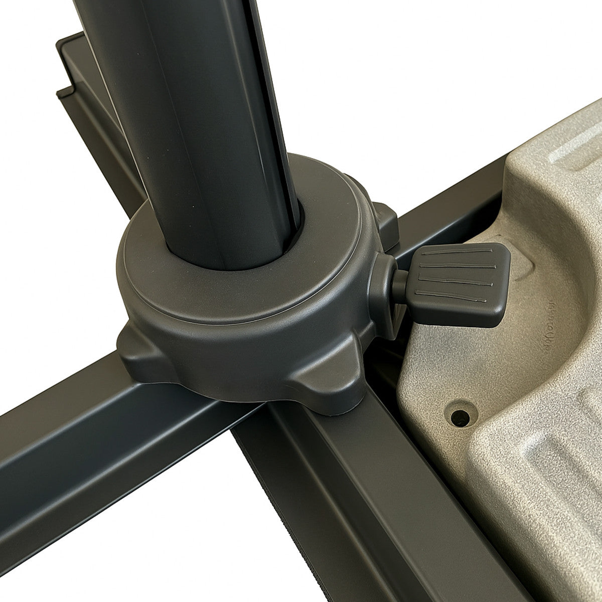 POHJOLA GARDEN PREMIUM Riippuva Aurinkovarjo 3m, beige, suljettava, säädettävä