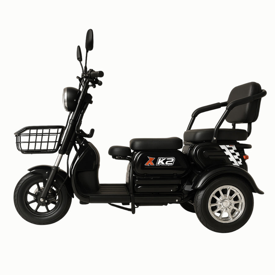 Senioriskootteri 1000W 25 km/h – 48V20Ah litiumakku, 150 kg, toimintasäde 40–50 km