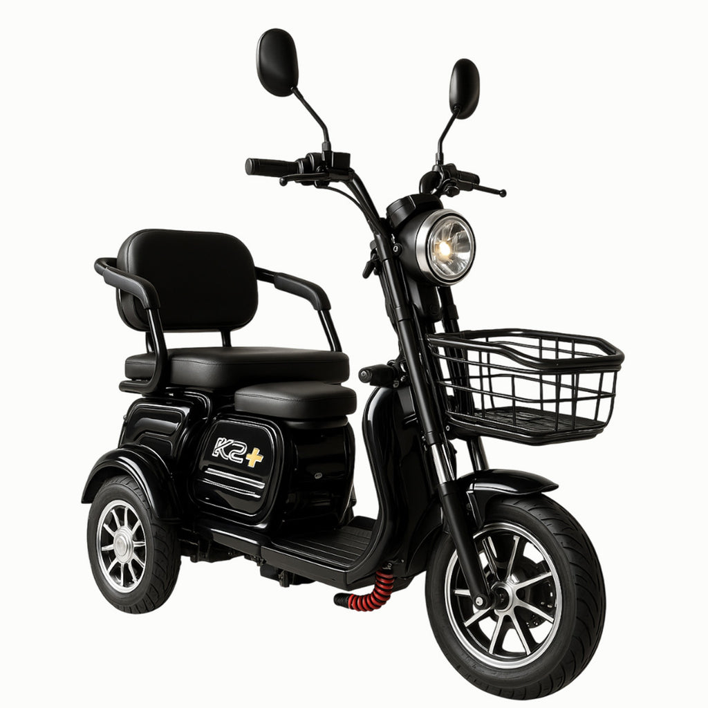 OUTLET! POHJOLA MOTORS Senioriskootteri 1000W, 16km/h, 48V20AH, Musta