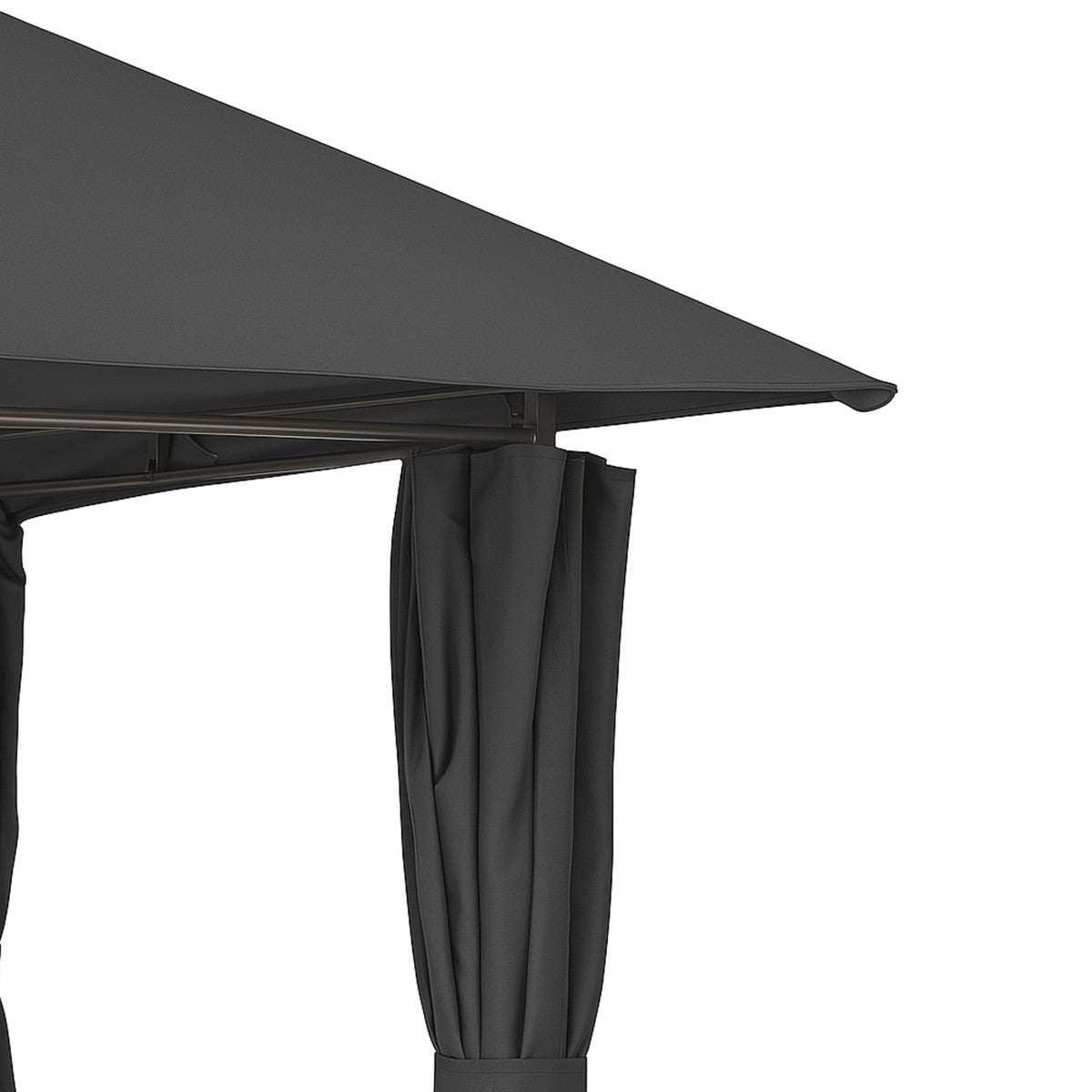 POHJOLA GARDEN NIKO Pihapaviljonki 3x4m / Paviljonki Katos Terassille Ja Pihalle, Vihreä harmaa