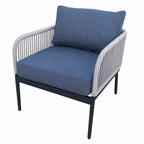 POHJOLA GARDEN Ulkosohvaryhmä Frans 2+2+1, Harmaa