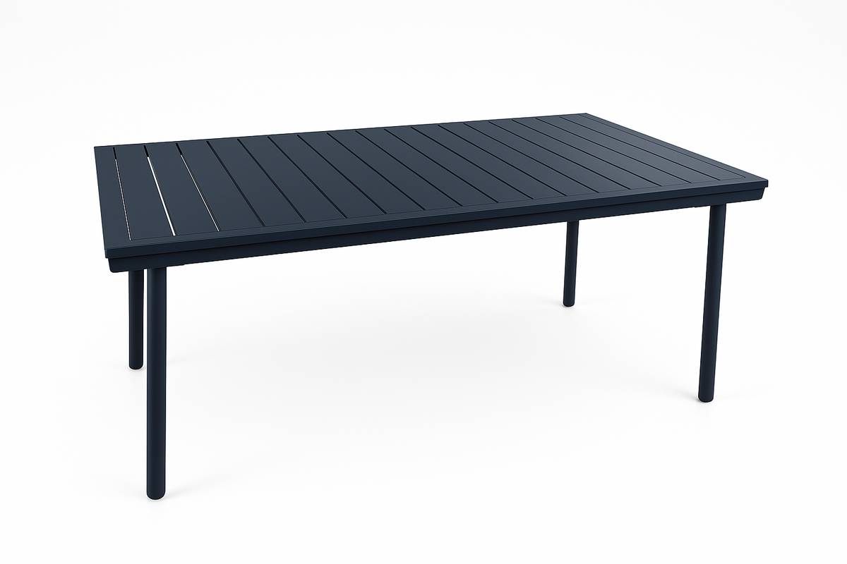 Ulkosohvaryhmä 2+2+1 – 4-istuttava, 100 cm pöytä, 12 cm pehmusteet