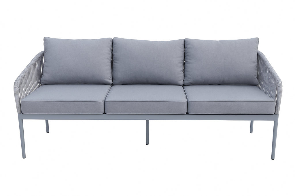 POHJOLA GARDEN Ulkosohvaryhmä Laura 3+2+1+1 Harmaa