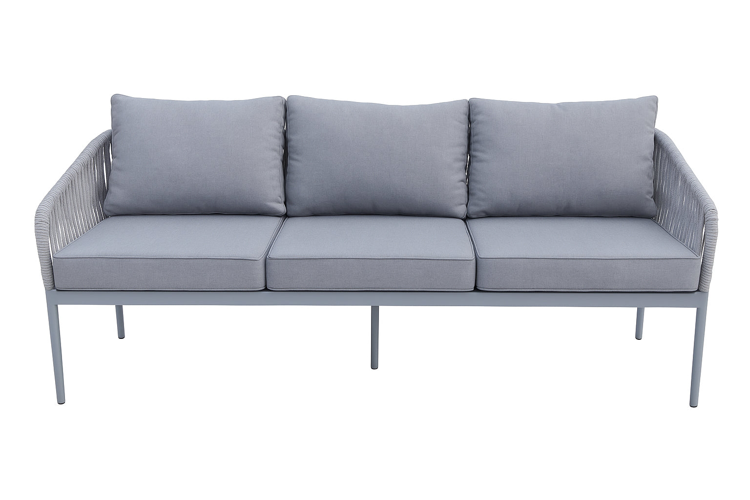 POHJOLA GARDEN Ulkosohvaryhmä Laura 3+2+1+1 Harmaa