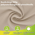 POHJOLA GARDEN STRONG Pergola / Terassikatos 3x4m, Musta Runko, Beige Katos