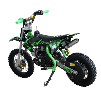 Minikrossi 70cc 4-takts – automatisk, elstart, grön