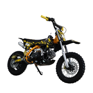 Minikrossi 70cc 4-tahti – automaatti, sähkökäynnistys, keltainen
