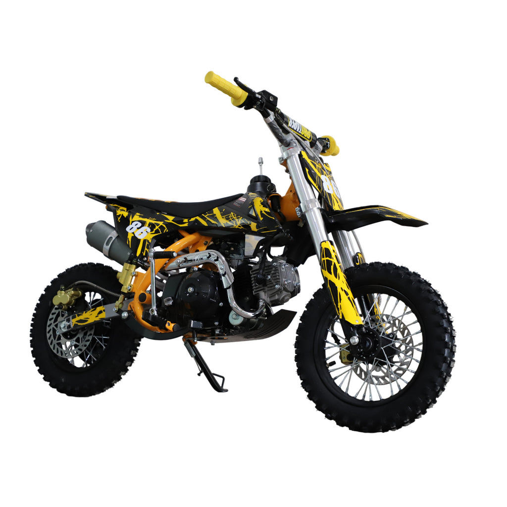 POHJOLA MOTORS Minikrossi 110cc, 4-tahti, 80km/h, Keltainen