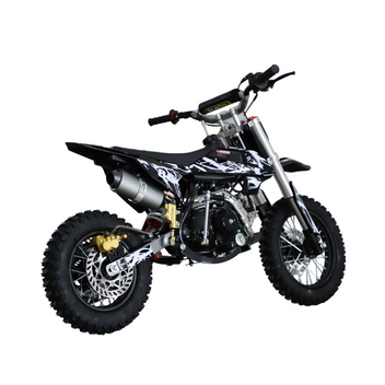 Minikrossi 110cc 4-takts – halvautomatisk, 80 km/h, hydrauliska skivbromsar, svart