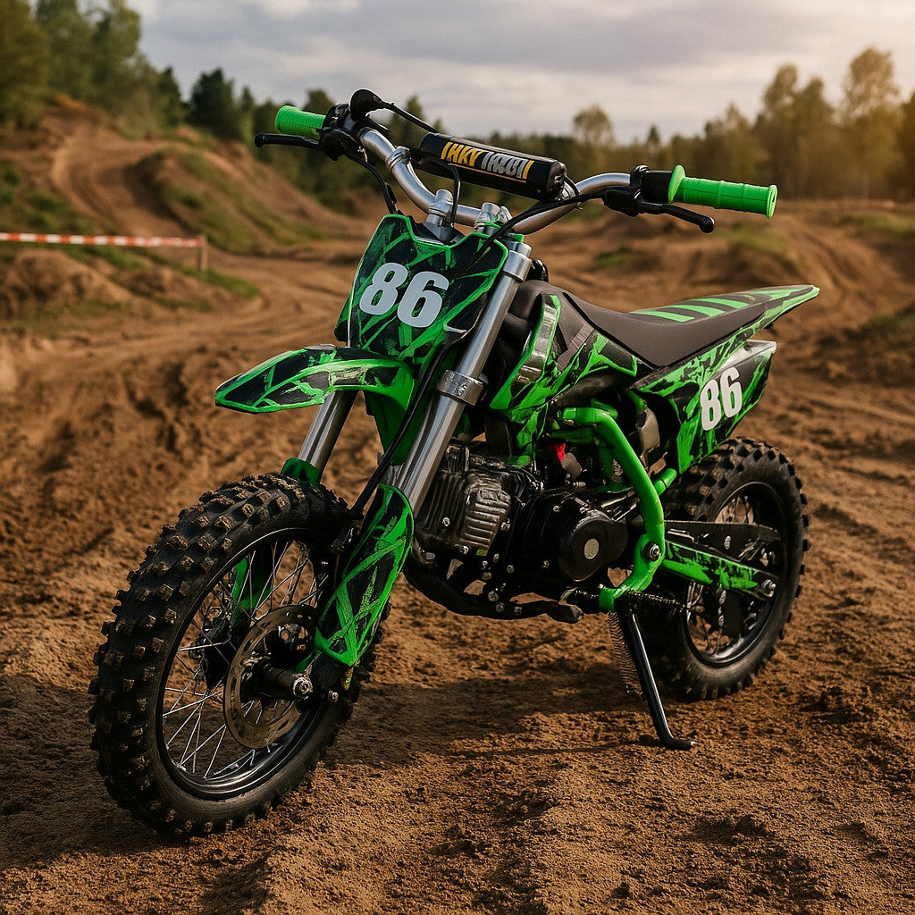 POHJOLA MOTORS Minikrossi 110cc, 4-tahti, 80km/h, Vihreä