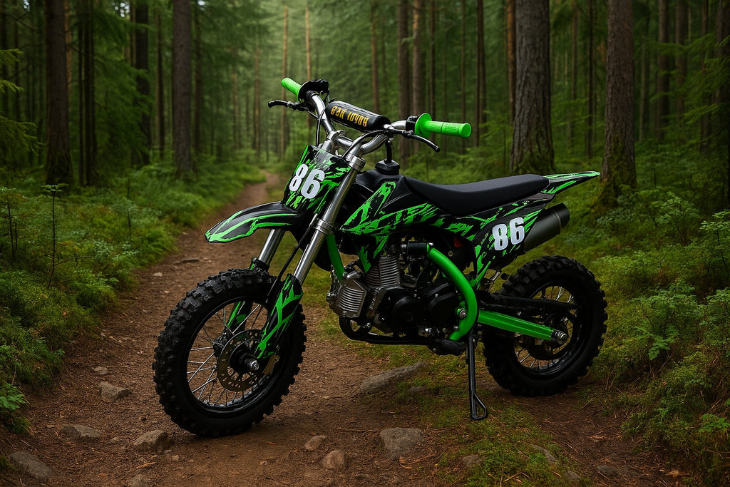 POHJOLA MOTORS Minikrossi 110cc, 4-tahti, 80km/h, Vihreä