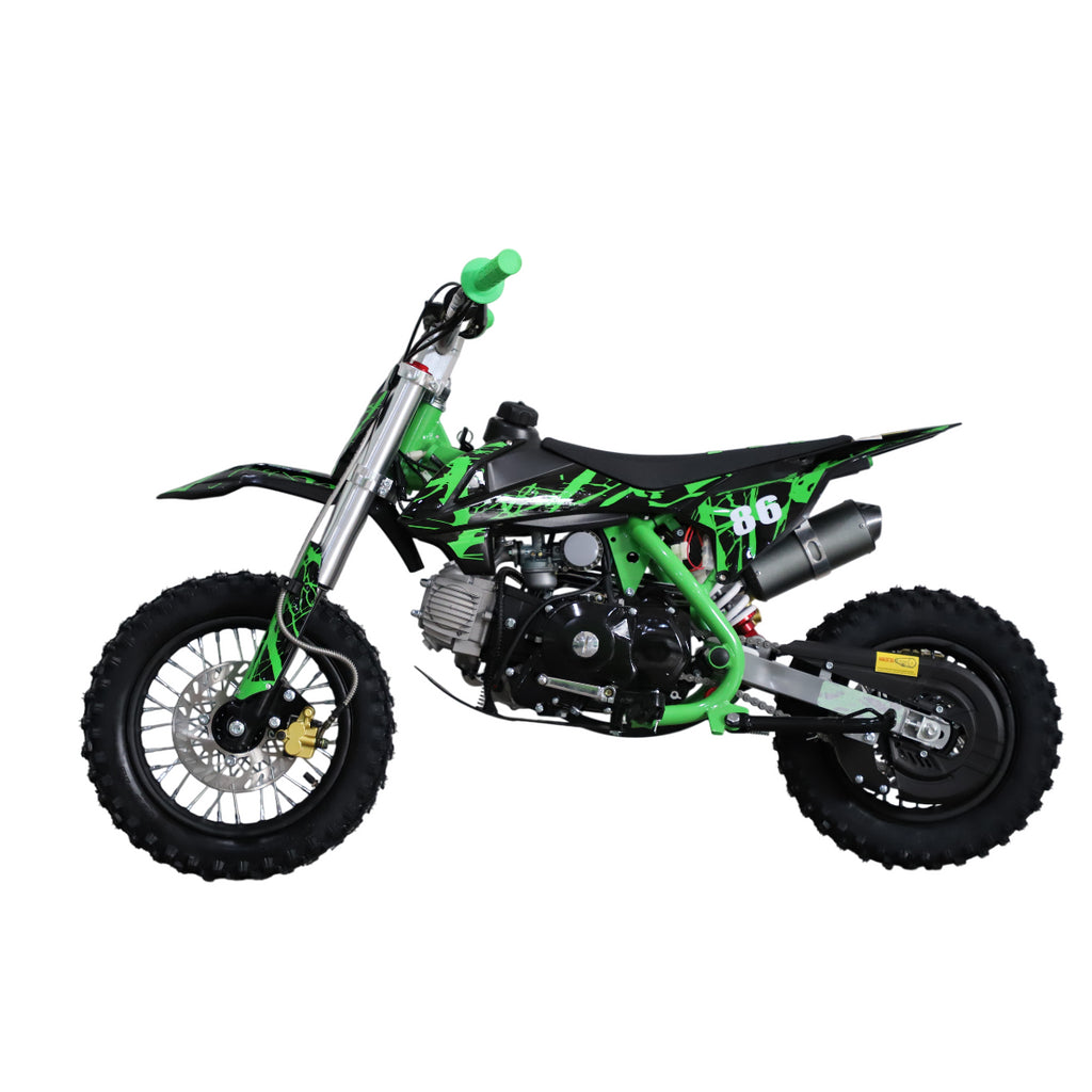 POHJOLA MOTORS Minikrossi 110cc, 4-tahti, 80km/h, Vihreä