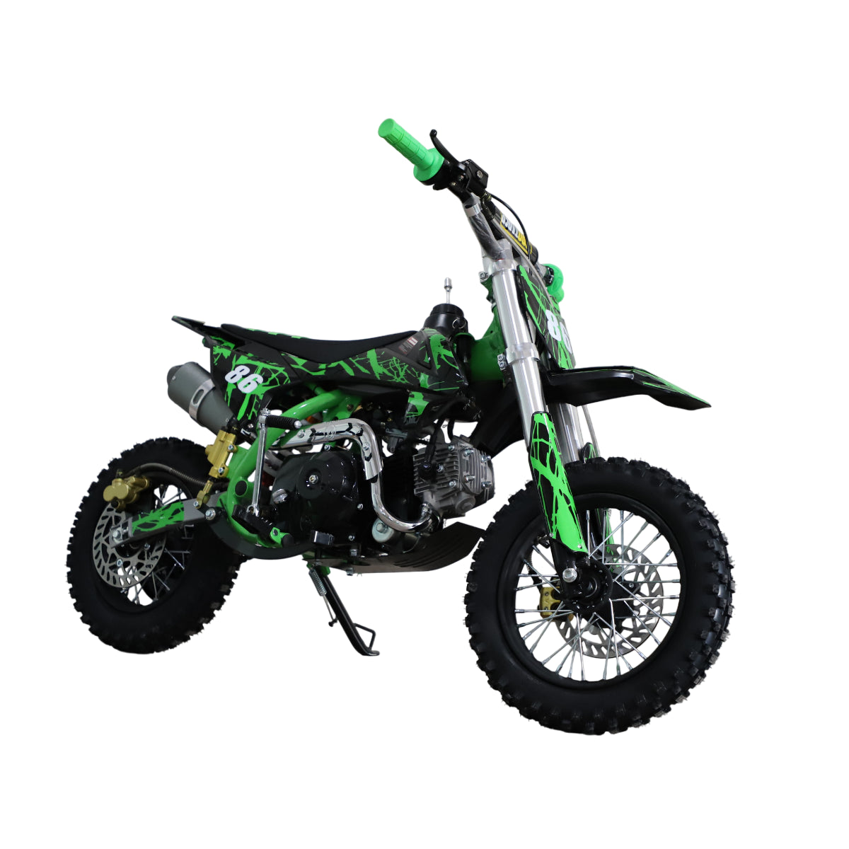 POHJOLA MOTORS Minikrossi 110cc, 4-tahti, 80km/h, Vihreä