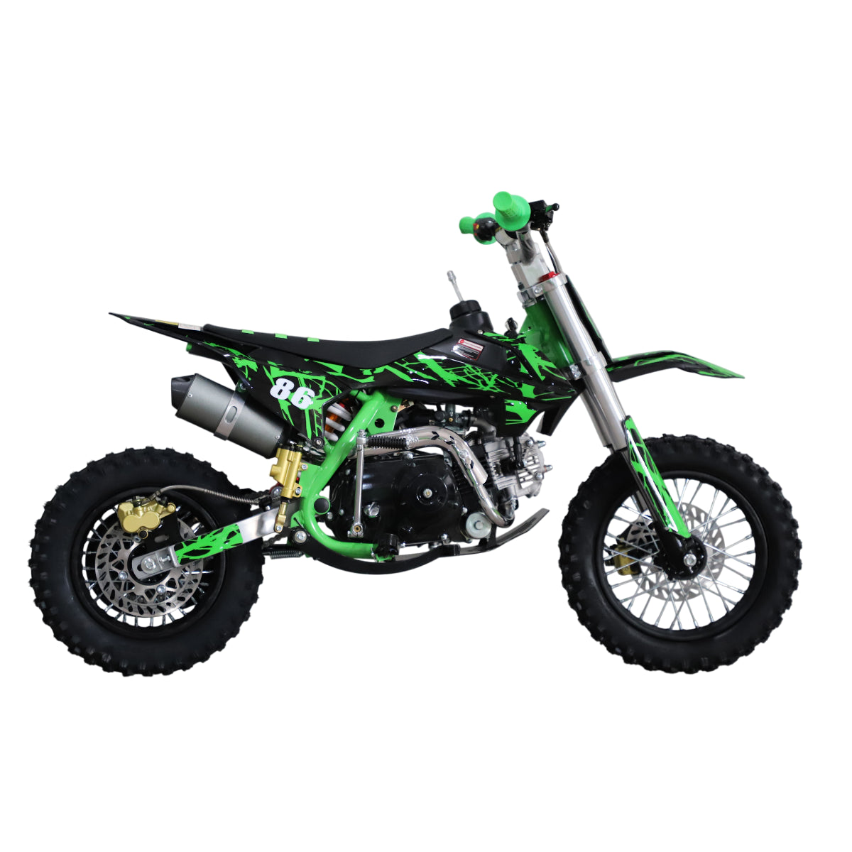 POHJOLA MOTORS Minikrossi 110cc, 4-tahti, 80km/h, Vihreä