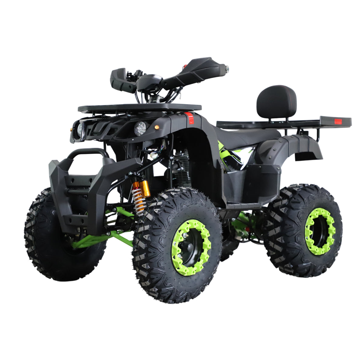 POHJOLA MOTORS Mönkijä 250CC, 4-Tahtimoottori, 4+R, Musta/Vihreä