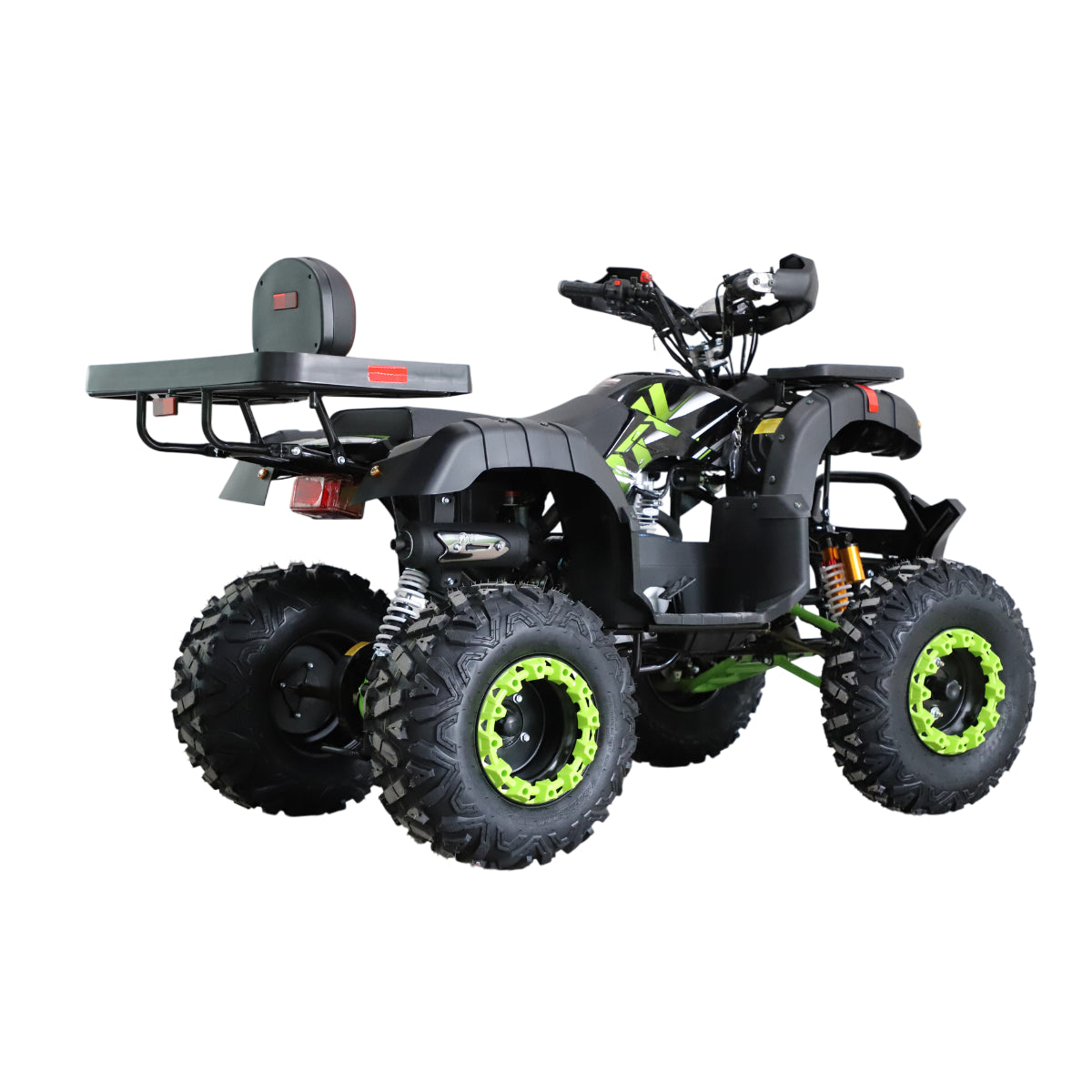 POHJOLA MOTORS Mönkijä 250CC, 4-Tahtimoottori, 4+R, Musta/Vihreä