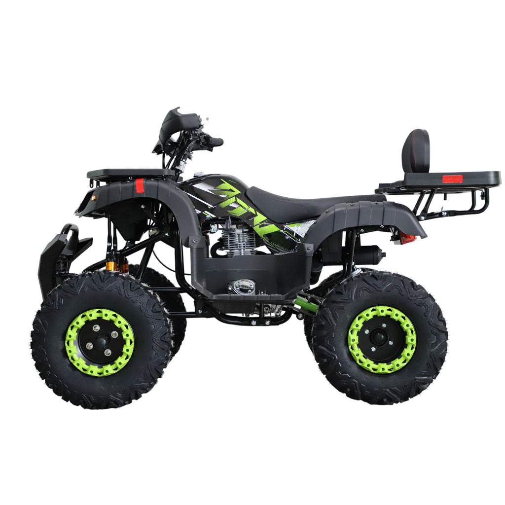 POHJOLA MOTORS Mönkijä 250CC, 4-Tahtimoottori, 4+R, Musta/Vihreä