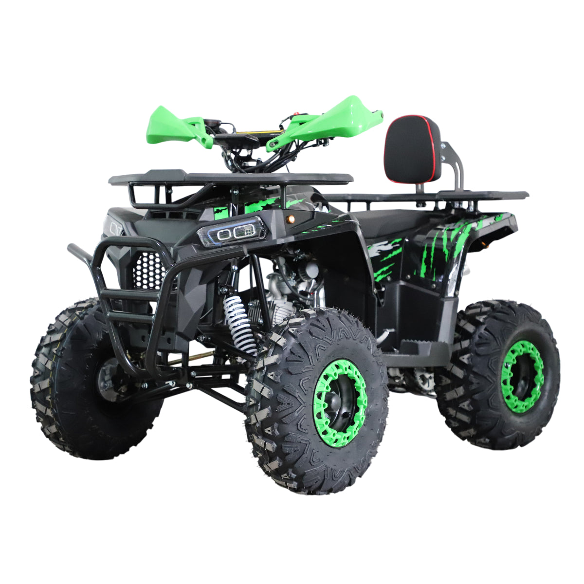 POHJOLA MOTORS Lasten Mönkijä 125CC, Puoliautomaatti, Musta/Vihreä