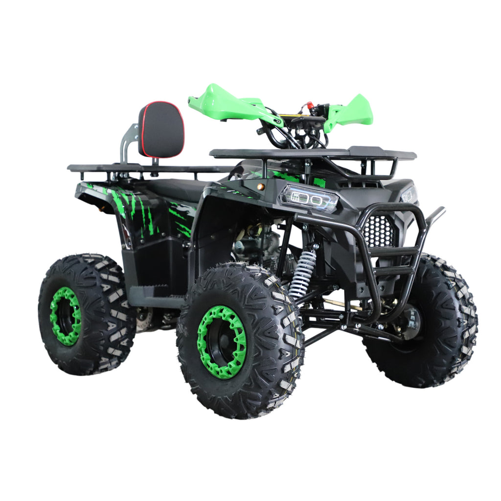 POHJOLA MOTORS Lasten Mönkijä 125CC, Puoliautomaatti, Musta/Vihreä