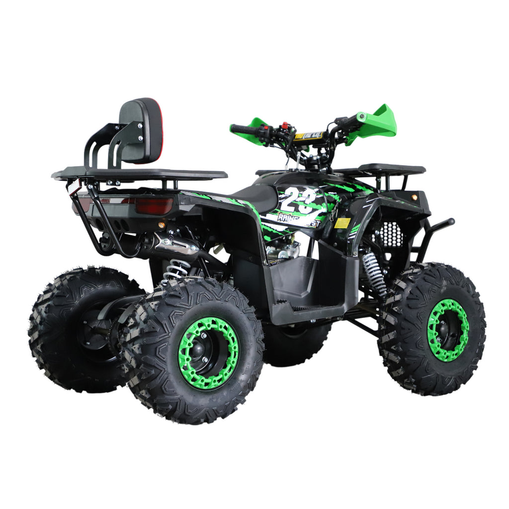 POHJOLA MOTORS Lasten Mönkijä 125CC, Puoliautomaatti, Musta/Vihreä