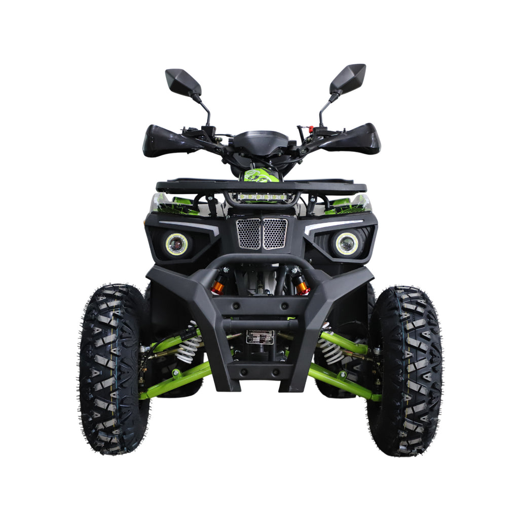 POHJOLA MOTORS Mönkijä 180CC 4-tahti, Automaatti, Sähköstartti, Musta Vihreä