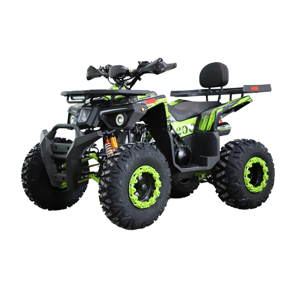 Mönkijä 180cc – automat, elstart, 80 km/h, svart-grön