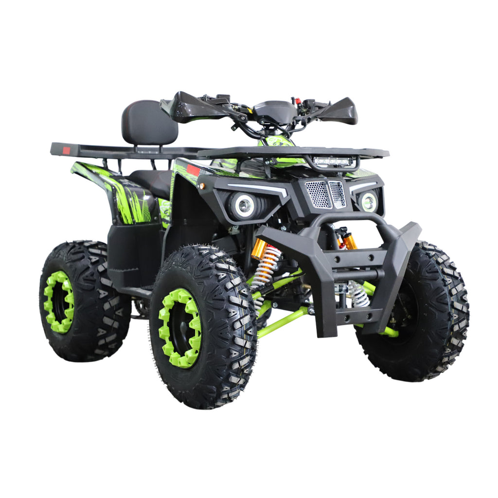 POHJOLA MOTORS Mönkijä 180CC 4-tahti, Automaatti, Sähköstartti, Musta Vihreä